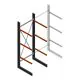 Schweres einseitiges Kragarmregal 4000x1500x1500 mm (HxBxT) 3 Ebenen Grundregal