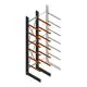 Schweres einseitiges Kragarmregal 5000x1000x1000 mm (HxBxT) 6 Ebenen Grundregal