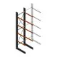 Schweres einseitiges Kragarmregal 5000x1200x1200 mm (HxBxT) 4 Ebenen Grundregal