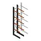 Schweres Kragarmregal einseitig 5000x800x1500 mm (HxBxT) 4 Ebenen Grundregal