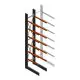 Schweres Kragarmregal einseitig 5000x800x1500mm (HxBxT) 6 Ebenen Grundregal
