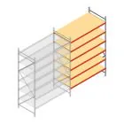 Weitspannregal AR 3000x1610x1000 mm (hxbxt) 6 Ebenen verzinkt Anbauregal