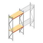 Weitspannregal AR 3000x1850x600 mm (hxbxt) 2 Ebenen verzinkt Anfangsregal mit vormontierten Rahmen