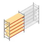 Weitspannregal AR 2500x2010x600 mm (hxbxt) 5 Ebenen verzinkt Anfangsregal