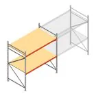 Weitspannregal AR 2500x2250x1200 mm (hxbxt) 2 Ebenen verzinkt Anfangsregal