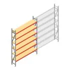 Weitspannregal AR 3000x2250x400 mm (hxbxt) 6 Ebenen verzinkt Anfangsregal