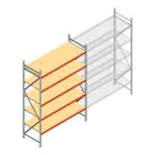 Weitspannregal AR 3000x2250x800 mm (hxbxt) 5 Ebenen verzinkt Anfangsregal