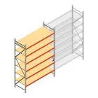 Weitspannregal AR 3000x2250x800 mm (hxbxt) 6 Ebenen verzinkt Anfangsregal
