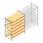 Weitspannregal AR 3000x2700x1200 mm (hxbxt) 6 Ebenen verzinkt Anfangsregal