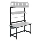 Höhenverstellbare Arbeitsbank Sofame Laminat 30mm 1500x750x770-1050 mm 300kg Anthrazit