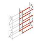 Reifenregal Weitspann AR 3000x1610x500mm (hxbxt) 4 Ebenen Anbauregale