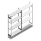 Fachbodenregal Heavy Duty 2000x1000x300mm (HxBxT) 4 Ebenen 250 kg Grundregal