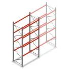 Palettenregal AR T2 4000x1850x1100mm (HxBxT) 4 Ebenen 2530kg/Eb. Grundregal mit vormontierten Rahmen