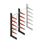 Medium Kragarmregal BR einseitig 2500x1000x600mm (HxBxT) 5 Ebenen Grundregal 290/arm