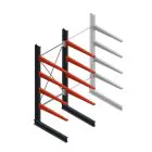 Medium Kragarmregal BR einseitig 2500x1000x1000mm (HxBxT) 4 Ebenen Grundregal 275/Arm