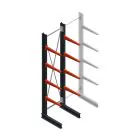 Medium Kragarmregal BR einseitig 3000x750x600 mm (HxBxT) 4 Ebenen Grundregal 290/Arm