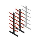 Medium Kragarmregal BR beidseitig 3000x1000x600 mm (HxBxT) 5 Ebenen Grundregal 425/Arm