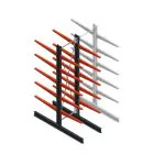 Medium Kragarmregal BR beidseitig 3000x750x800 mm (HxBxT) 5 Ebenen Grundregal 220/Arm