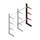Medium Kragarmregal BR einseitig 2500x1250x600 mm (HxBxT) 3 Ebenen Anbauregal 425/arm