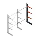 Medium Kragarmregal BR einseitig 2500x1500x600 mm (HxBxT) 3 Ebenen Anbauregal 425/Arm