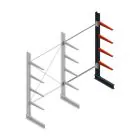 Medium Kragarmregal BR einseitig 2500x1500x600mm (HxBxT) 4 Ebenen Anbauregal 290/arm