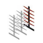 Medium Kragarmregal BR beidseitig 2500x1000x600 mm (HxBxT) 5 Ebenen Anbauregal 425/arm