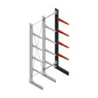 Medium Kragarmregal BR einseitig 3000x750x600 mm (HxBxT) 4 Ebenen Anbauregal 290/Arm