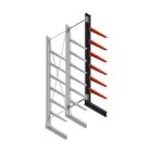Medium Kragarmregal BR einseitig 3000x750x600 mm (HxBxT) 6 Ebenen Anbauregal 425/Arm