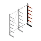 Medium Kragarmregal BR einseitig 3000x1500x600mm (HxBxT) 5 Ebenen Anbauregal 425/arm
