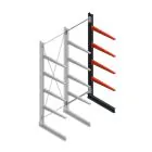 Medium Kragarmregal BR einseitig 3000x1000x800 mm (HxBxT) 4 Ebenen Anbauregal 340/Arm
