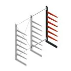Medium Kragarmregal BR einseitig 3000x1500x800 mm (HxBxT) 6 Ebenen Anbauregal 340/arm