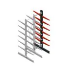 Medium Kragarmregal BR beidseitig 3000x750x600 mm (HxBxT) 6 Ebenen Anbauregal 425/Arm