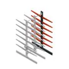 Medium Kragarmregal BR beidseitig 3000x750x800mm (HxBxT) 6 Ebenen Anbauregal 340/Arm