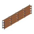 Vorteilsreihe Weitspannregal Kimer 1750x6250x600 mm (HxBxT) 4 Ebenen