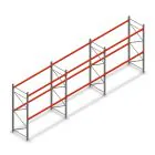 Vorteilsreihe Palettenregal AR T2 3000x8420x1100mm (HxBxT) 2 Ebenen 2844kg/Eb. mit vormontierten Rahmen