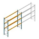 Gebrauchte JH MPB Palettenregal 4000x3300x1100 mm (HxBxT) 3 Ebenen Grundregal