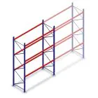 Gebrauchtes Dexion Speedlock Palettenregal 4650x2655x1000 mm (HxBxT) 3 Ebenen Grundregal