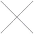 Kreuzstreben-Set 1150 mm für Medium Duty Fachbodenregal