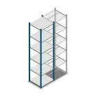 Fachbodenregal Medium Duty 2200x550x500 mm (HxBxT) 6 Ebenen blau Grundregal
