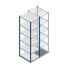 Fachbodenregal Medium Duty 2000x550x700mm (hxbxt) 6 Ebenen blau Anfangsregal