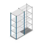 Fachbodenregal Medium Duty 2200x850x600 mm (HxBxT) 5 Ebenen blau Grundregal