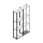 Fachbodenregal Medium Duty 2000x550x300mm (hxbxt) 4 Ebenen anthrazit Anfangsregal