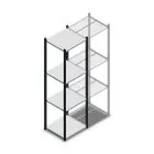 Fachbodenregal Medium Duty 2000x550x500mm (hxbxt) 4 Ebenen anthrazit Anfangsregal