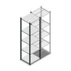 Fachbodenregal Medium Duty 2000x550x500mm (hxbxt) 5 Ebenen anthrazit Anfangsregal