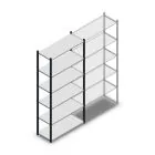 Fachbodenregal Medium Duty 2200x1000x400mm (hxbxt) 6 Ebenen anthrazit Anfangsregal