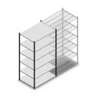 Fachbodenregal Medium Duty 2000x1150x800mm (hxbxt) 6 Ebenen anthrazit Anfangsregal