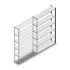 Fachbodenregal Medium Duty 2000x850x300mm (HxBxT) 6 Ebenen anthrazit Anbauregal