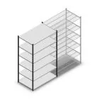 Medium Duty Fachbodenregal 2000x850x800mm (hxbxt) 6 Ebenen anthrazit Anfangsregal