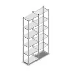 Fachbodenregal Medium Duty 2000x550x300mm (hxbxt) 6 Ebenen verzinkt Anfangsregal