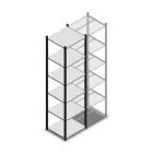Fachbodenregal Medium Duty 2200x550x500 mm (HxBxT) 6 Ebenen anthrazit Grundregal